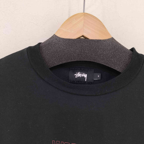 ステューシー Stussy WORLDWIDE クロップドカットソー レディース import:S