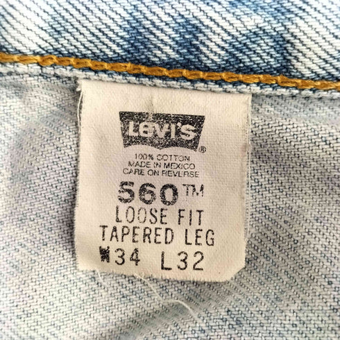 リーバイス Levis 00S 560 LOOSE FIT TAPERED LEG ワイドテーパードデニム メンズ W34 L32