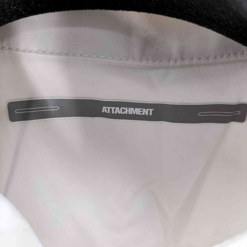 アタッチメント ATTACHMENT PE/Cストレッチブロード レギュラーカラーS/Sシャツ メンズ JPN:2