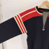 フィラ FILA 80-90S イタリア製 ロゴワッペン ロゴジップ ウール ハーフジップ ニット セーター メンズ