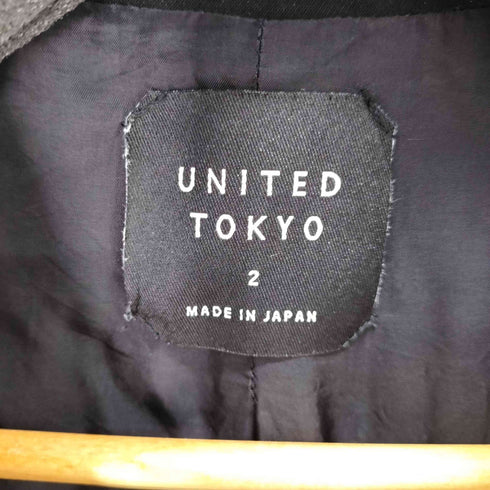 ユナイテッドトウキョウ UNITED TOKYO カッティングノーカラージャケット メンズ JPN:2