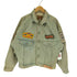 CODE BLEU M052-144M ワッペン 装飾 デニム トラッカー ジャケット メンズ import:L