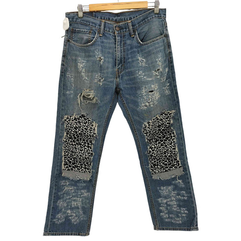 リーバイス Levis 559 リメイク レオパード ストレート デニム パンツ メンズ W34 L32