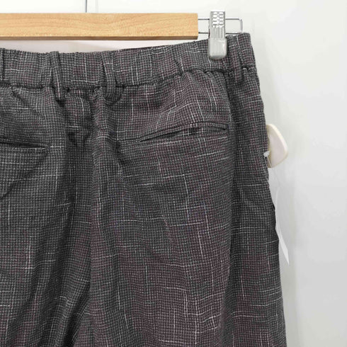 シティー CITY 21SS チェックワイドテーパードパンツ/CHECK WIDE TAPERED PANTS メンズ JPN:1