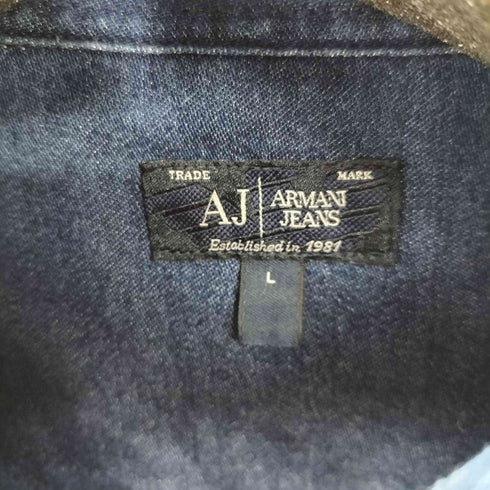 アルマーニジーンズ ARMANI JEANS デニムウエスタンシャツ メンズ import:L