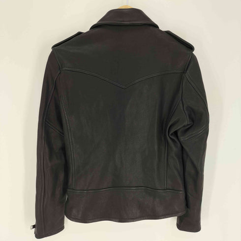 ジャックローズ JACKROSE ゴート オイル ネイキッド ダブル レザー ライダース ジャケット メンズ 3
