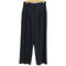 ユニクロ UNIQLO タックワイドパンツ(チェック・丈標準68~70cm) レディース L