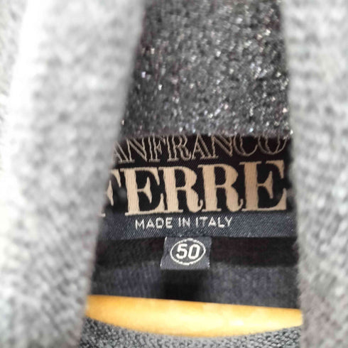 ジャンフランコフェレ GIANFRANCO FERRE イタリア製 ハイネックニットセーター メンズ EUR:50