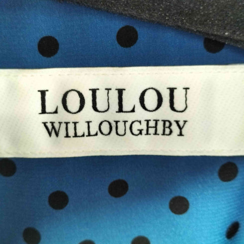 ルルウィルビー LOULOU WILLOUGHBY ドット柄 長袖ボウタイブラウス レディース 2