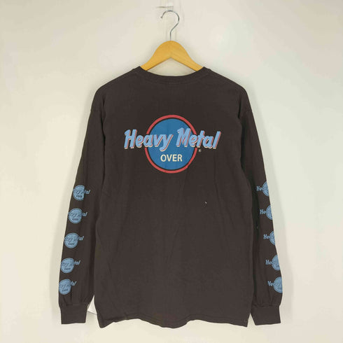 over print Heavy Metal Over プリント ロングスリーブTシャツ レディース JPN:L