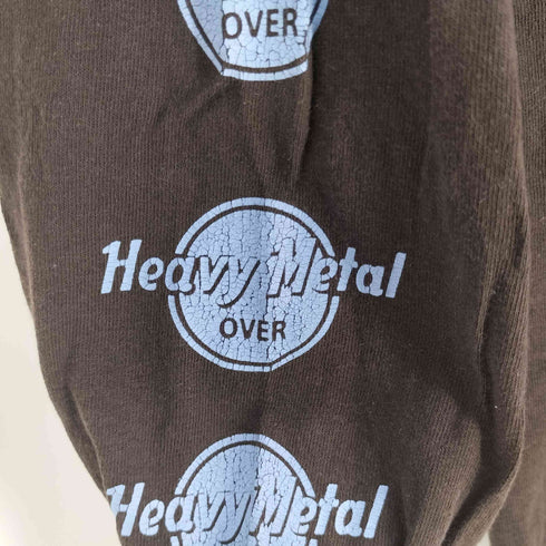 over print Heavy Metal Over プリント ロングスリーブTシャツ レディース JPN:L