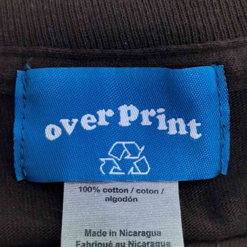 over print Heavy Metal Over プリント ロングスリーブTシャツ レディース JPN:L