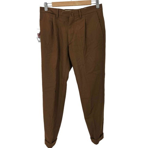 de petrillo MADE IN ITALY ウール100% 1タックスラックス メンズ 46