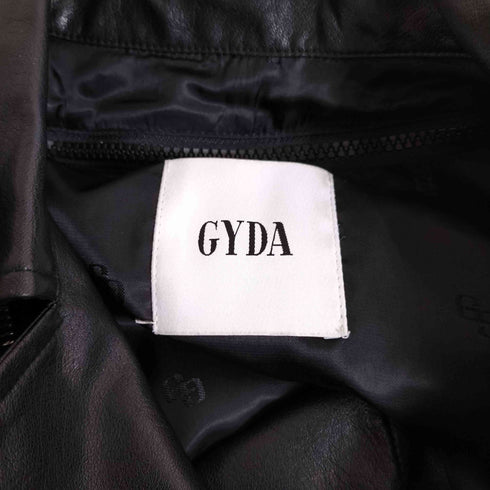 ジェイダ GYDA レイヤードエコファー ベルトライダースジャケット レディース FREE