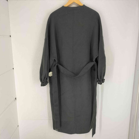 ザラ ZARA ウールボタンレスコート リバーコート レディース S