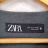 ザラ ZARA ウールボタンレスコート リバーコート レディース S