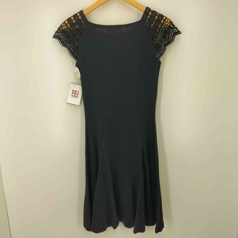 ローレンラルフローレン LAUREN RALPH LAUREN レース切り替え ノースリーブ ワンピース レディース import:XS