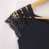 ローレンラルフローレン LAUREN RALPH LAUREN レース切り替え ノースリーブ ワンピース レディース import:XS