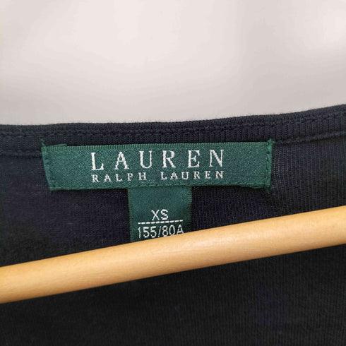 ローレンラルフローレン LAUREN RALPH LAUREN レース切り替え ノースリーブ ワンピース レディース import:XS
