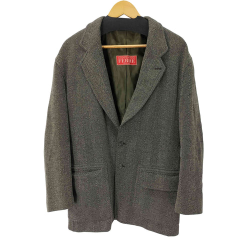 ジャンフランコフェレ GIANFRANCO FERRE イタリア製 ウールテーラードジャケット メンズ