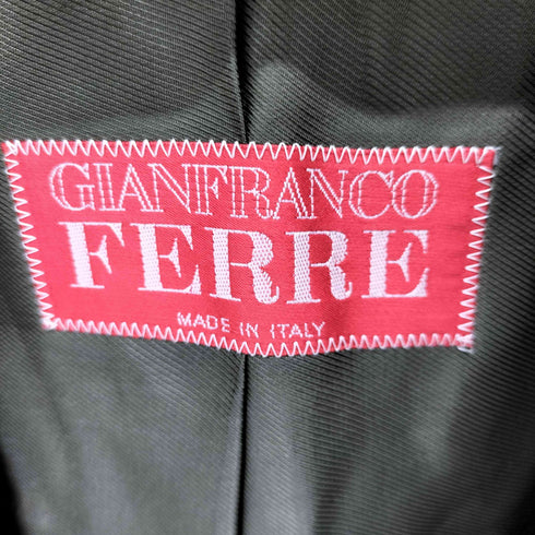 ジャンフランコフェレ GIANFRANCO FERRE イタリア製 ウールテーラードジャケット メンズ