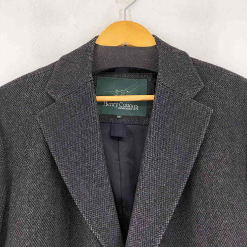 ヘンリーコットンズ Henry Cottons クロアチア製 ウールコート メンズ JPN:52
