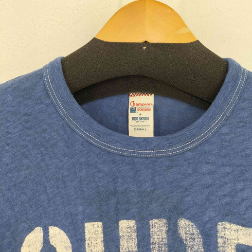 チャンピオン Champion TODD SNYDER スラブ SURF CLUB グラフィックティーシャツ Tシャツ メンズ import:XS