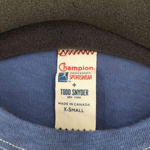 チャンピオン Champion TODD SNYDER スラブ SURF CLUB グラフィックティーシャツ Tシャツ メンズ import:XS