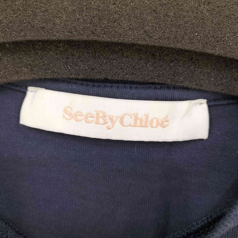 シーバイクロエ SEE BY CHLOE フリンジ レース カットソー レディース 34