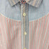 ビームスボーイ BEAMS BOY 別注 クレイジーパターンストライプパッチワーク L/S ワンピース レディース 36