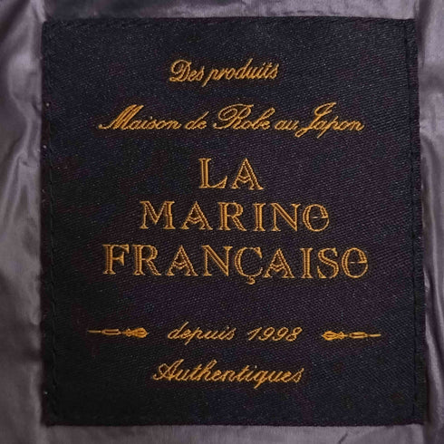 マリンフランセーズ la marine francaise ミラノシャンブレー ウェストシェイプスタンドカラーダウン コート レディース JPN:1