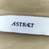 アストラット ASTRAET バックギャザー ノースリーブブラウス レディース ONE SIZE