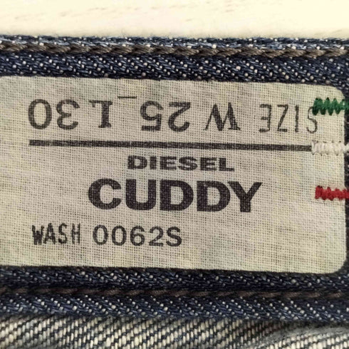 ディーゼル DIESEL CUDDY ボタンフライ テーパードデニムパンツ レディース W25/L30