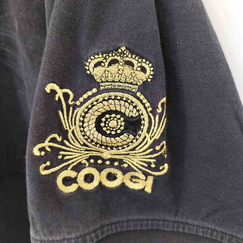 クージー COOGI フロッキープリント VネックTシャツ メンズ import:XL