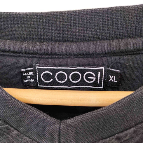 クージー COOGI フロッキープリント VネックTシャツ メンズ import:XL