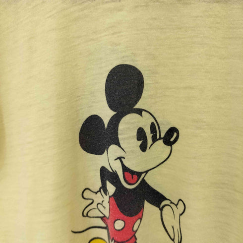 70-80S 両面 キャラクタープリント Tシャツ ©あり メンズ