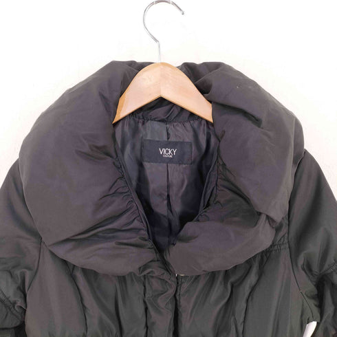 ビッキー VICKY ショールカラー ダウンジャケット レディース JPN:2