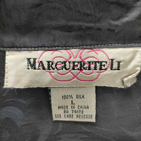 MARGUERITE LI 総柄シルクシャツ レディース import:L