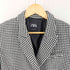 ザラ ZARA ダブルブレストブレザー クロップドハウンドトゥース ボクシーフィット ブロガー フェイブ レディース import:M