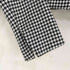 ザラ ZARA ダブルブレストブレザー クロップドハウンドトゥース ボクシーフィット ブロガー フェイブ レディース import:M