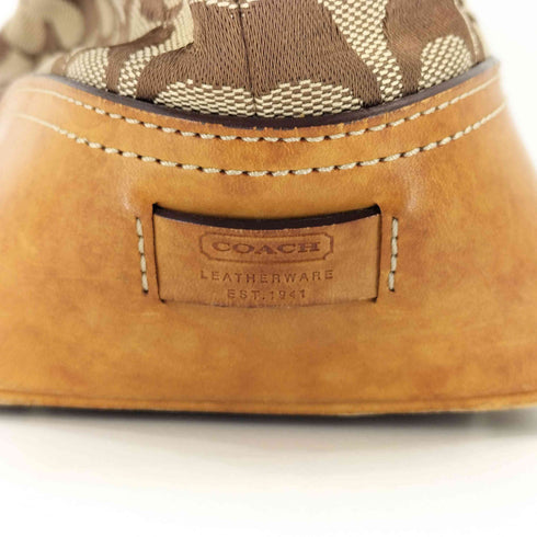 コーチ COACH シグネチャー キャリーオール キャンバス ハンドバッグ レディース