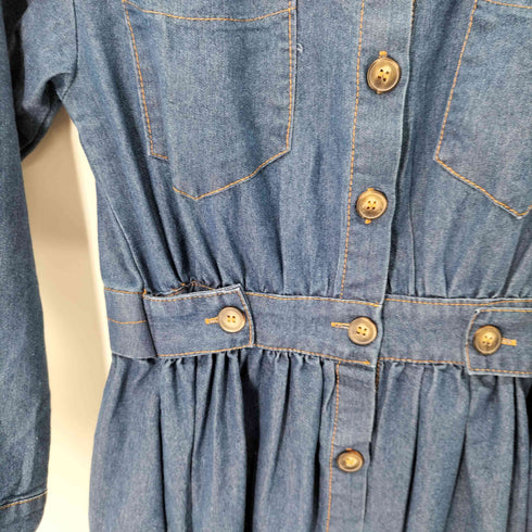L/S デニムワンピース レディース import:M
