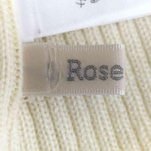 ローズティアラ Rose Tiara 袖リボン アクリルウール タートルネック レディース JPN:38