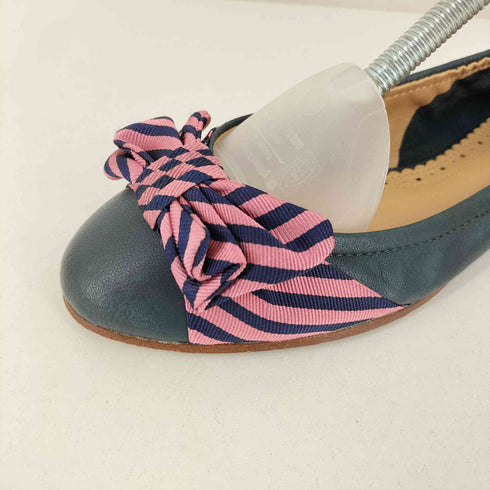 ブルックスブラザーズ BROOKS BROTHERS リボン バレエシューズ レディース US:6
