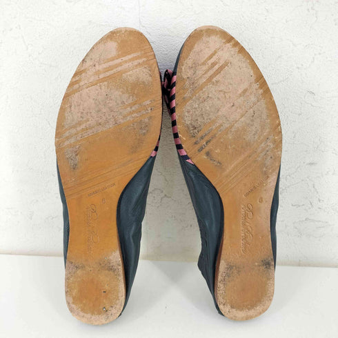 ブルックスブラザーズ BROOKS BROTHERS リボン バレエシューズ レディース US:6