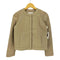 ナチュラルビューティーベーシック NATURAL BEAUTY BASIC フェイクレザー ノーカラージャケット レディース JPN:38
