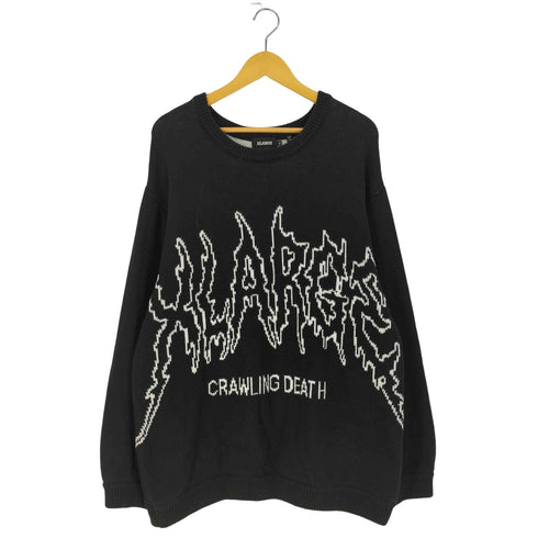 エクストララージ XLARGE ×Crawling Death CREWNECK KNIT クルーネックニット メンズ JPN:XL