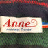 Anne フランス製 チェック フード付きポンチョ レディース