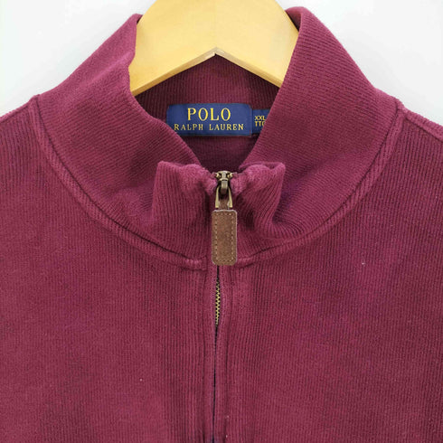 ポロラルフローレン POLO RALPH LAUREN ポニー刺繍 ハーフジップ コットン ニット メンズ import:XXL