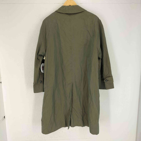 バーバリーズ BURBERRYS 70S~ STYLEDタグ MADE IN ENGLAND 玉虫 裏地チェックステンカラーコート メンズ